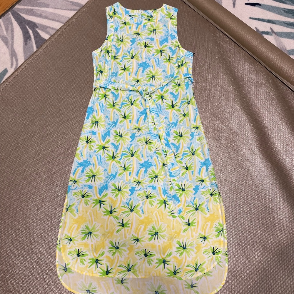 Crown & ivy Palm tree printed dress size M